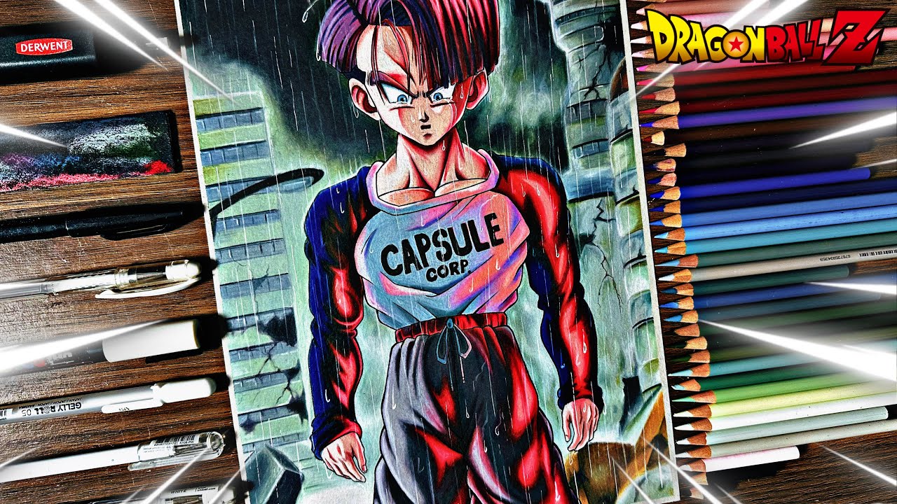 Speed Drawing Mirai Trunks - Dragon Ball Z [Dias Art]