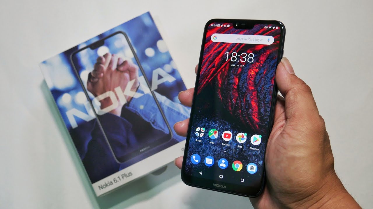 Nokia 6.1 Plus Blue Resmi Indonesia : Unboxing