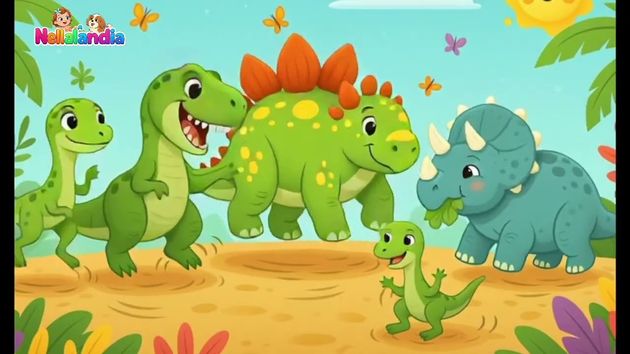 Dinossauro Rex e seus amigos | Música infantil divertida