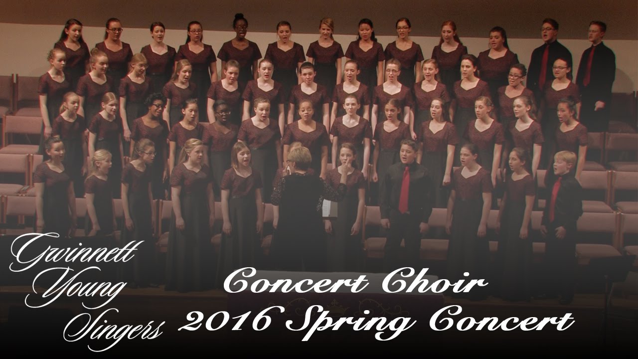 Gwinnett Young Singers - Concert Choir - We Are The Music Makers