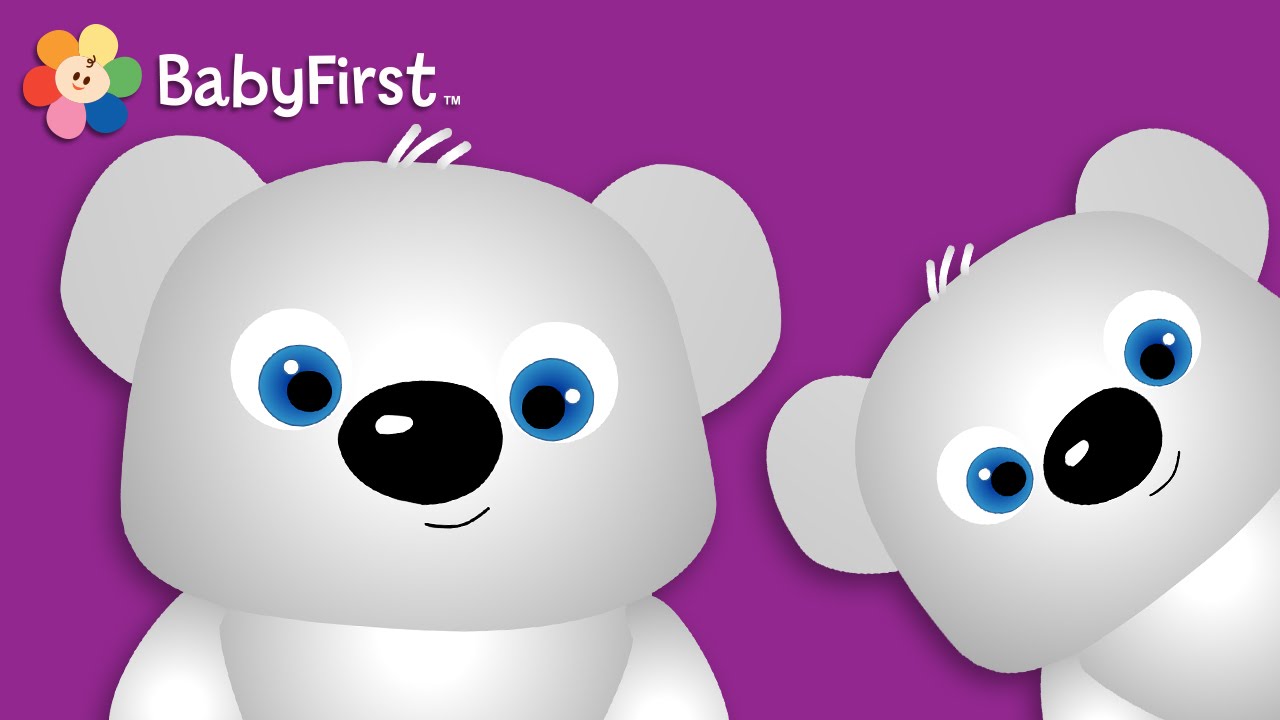 BabyFirstTV:Alrededor del Mundo con los Números - Dos osos | Aprender los números