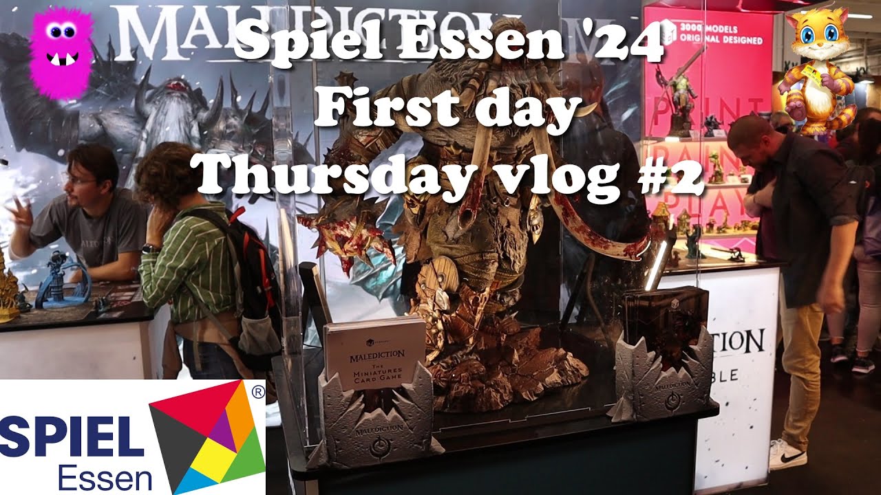 Vlog #2 Spiel Essen 2024 Thursday, The hunt for games have started - SPIEL ESSEN 2024 is Open