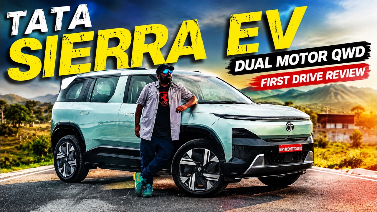 Tata Sierra EV First Drive Review Dual Motor QWD