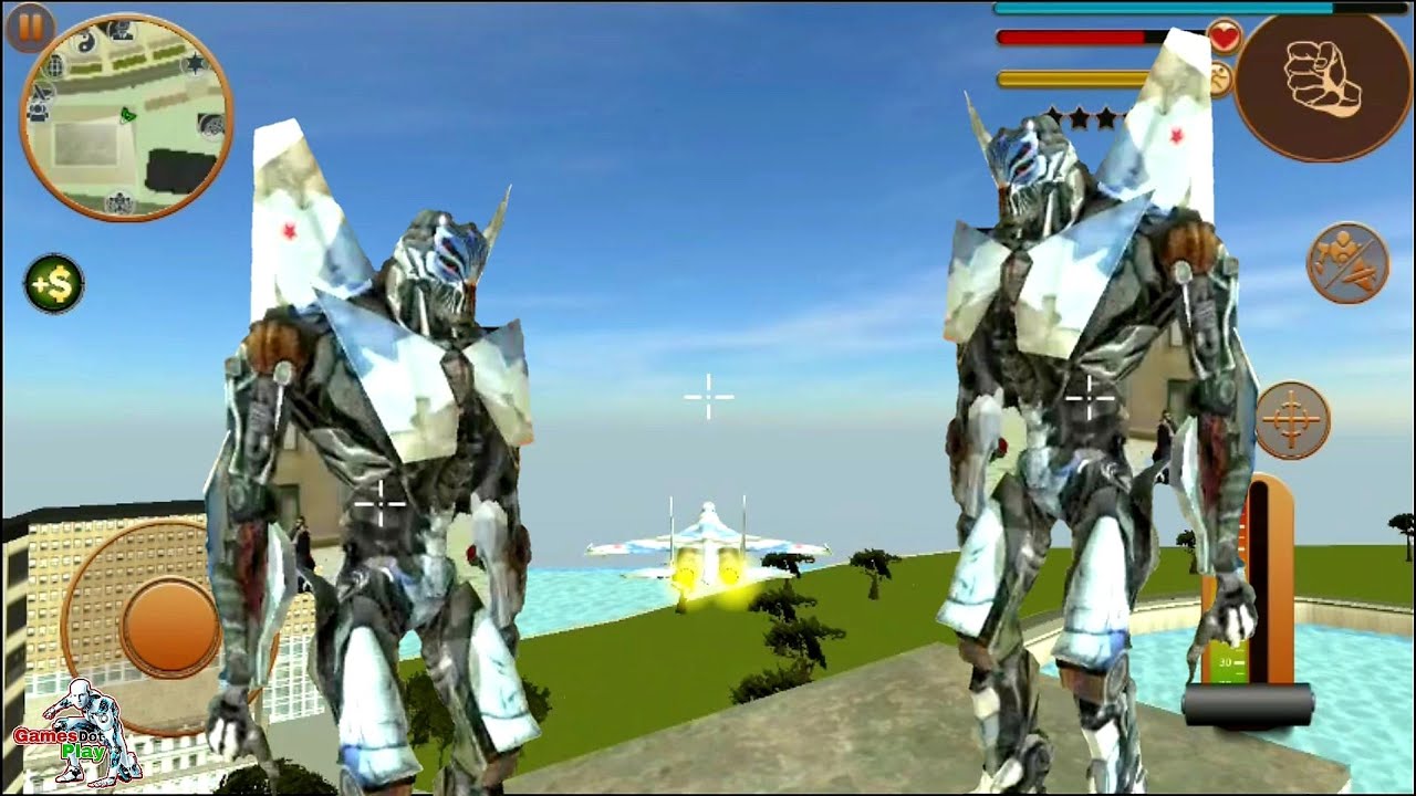 Aircraft Robot #2 - Robot Jet Fighter (By Naxeex Corp) Android Gameplay HD