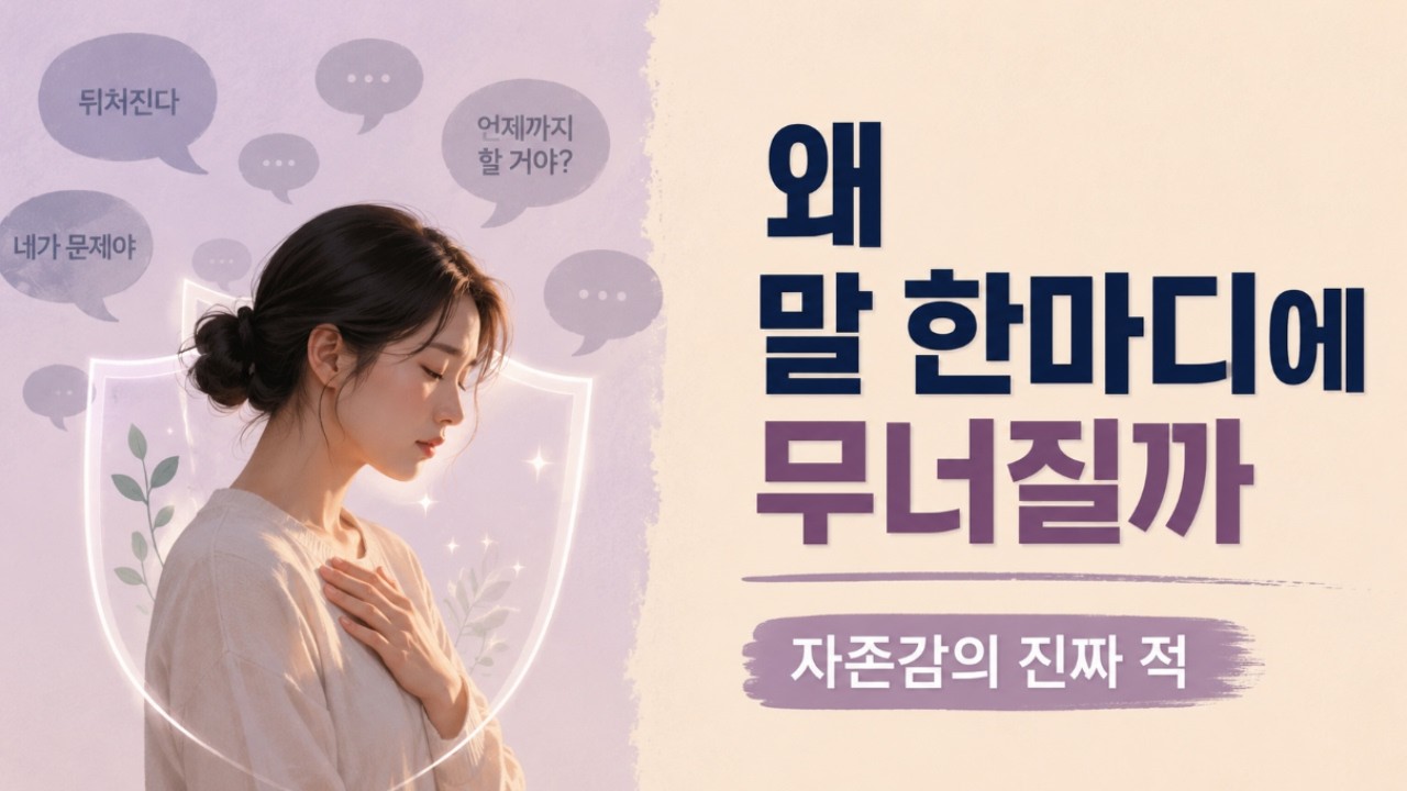 말 한마디에 상처받는 진짜 이유 | #자기이해 #마음관리 #멘탈관리 #3분_인사이트