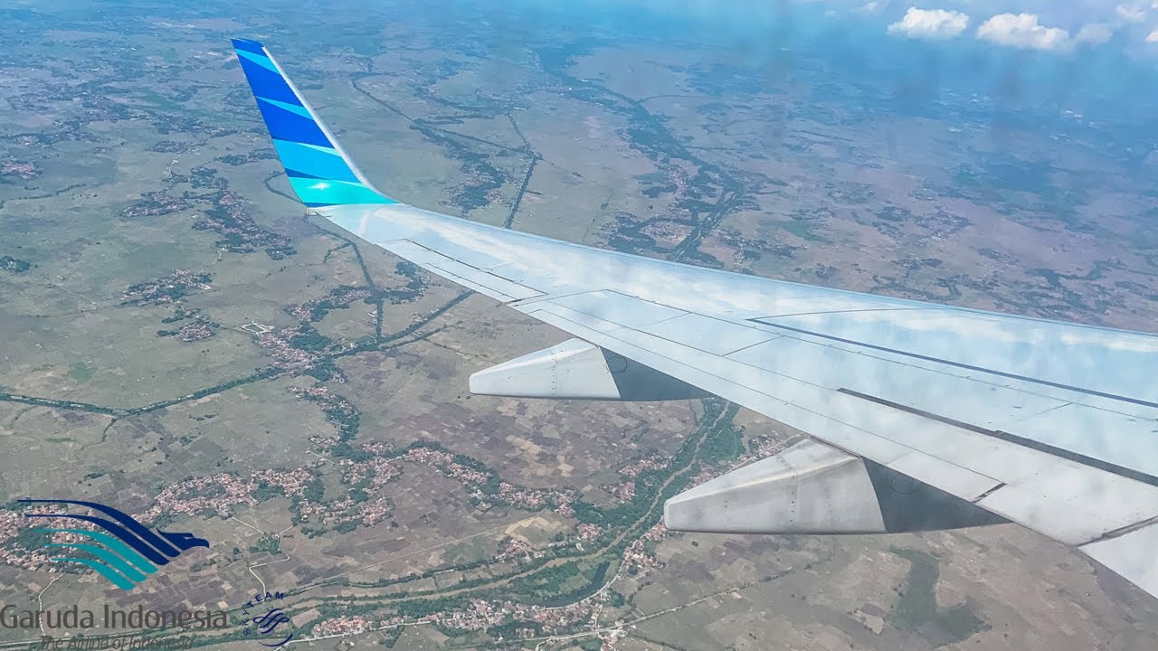 AFTERNOON LANDING | Garuda Indonesia Boeing 737-800(NG) Landing at Jakarta, Soekarno-Hatta Airport