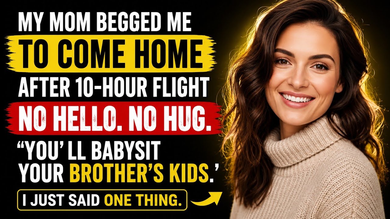 My Mother Flew Me Home for the Holidays-Then Told Me To Babysit While They Vacationed...