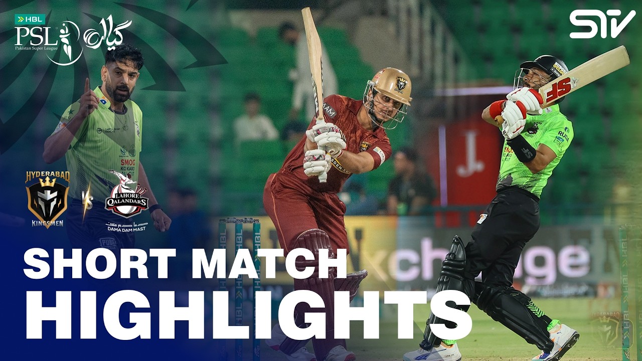 Short Match Highlights | Lahore Qalandars VS Hyderabad Kingsmen | Match 1 | HBL PSL 11 | MZB1J