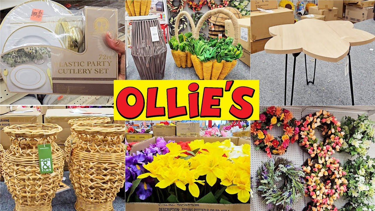 OLLIE'S BARGAIN OUTLET SHOPPING | SPRING DECOR & MORE 