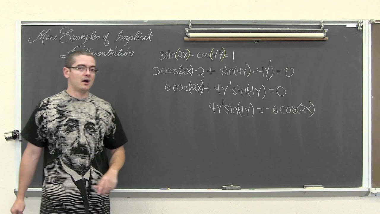 Implicit Differentiation 3  Examples Calculus 1 AB