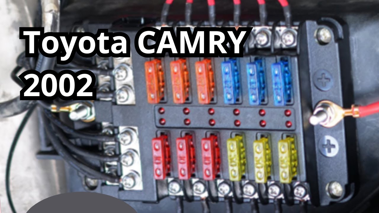 Fuse Box Diagram: Toyota CAMRY 2002. FuseFans.