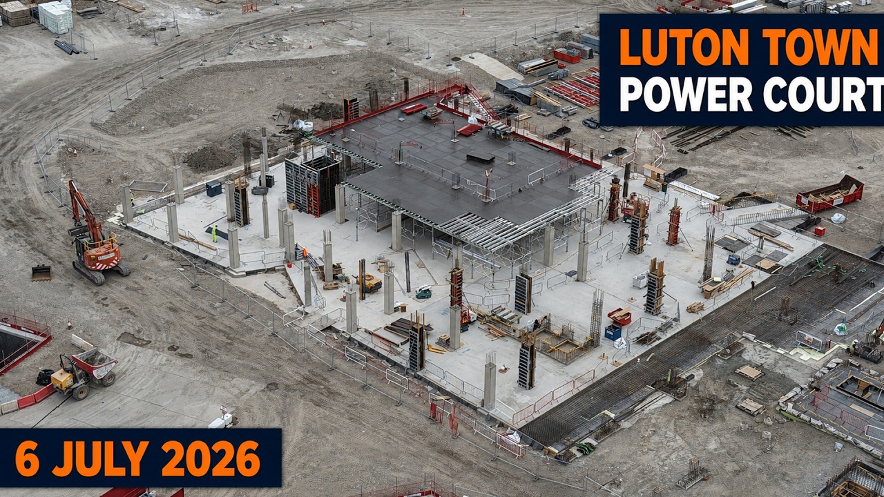 Обновление строительства нового стадиона Luton Town в Power Court | 6 июля 2026 г.