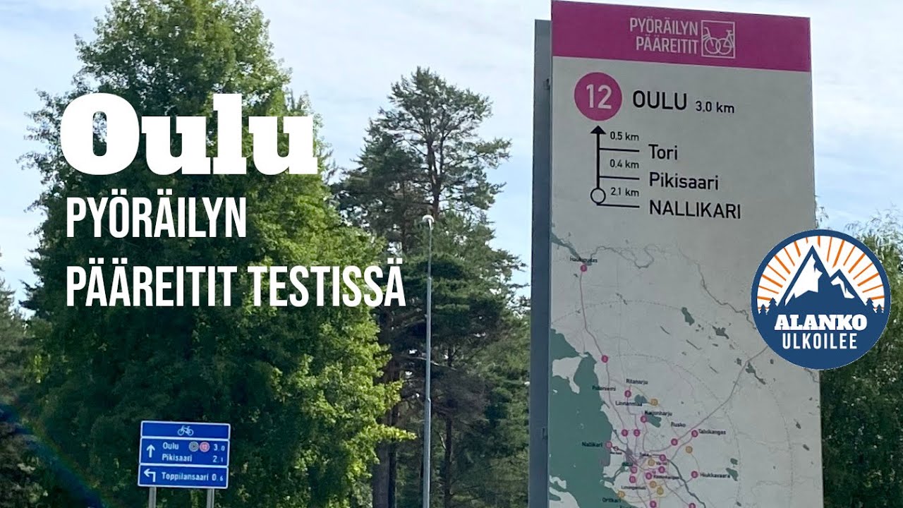 Oulun pyöräilyn pääreitit testissä