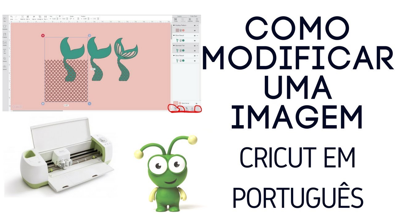 Design Space Cricut - Como modificar uma imagem - Cricut em Português