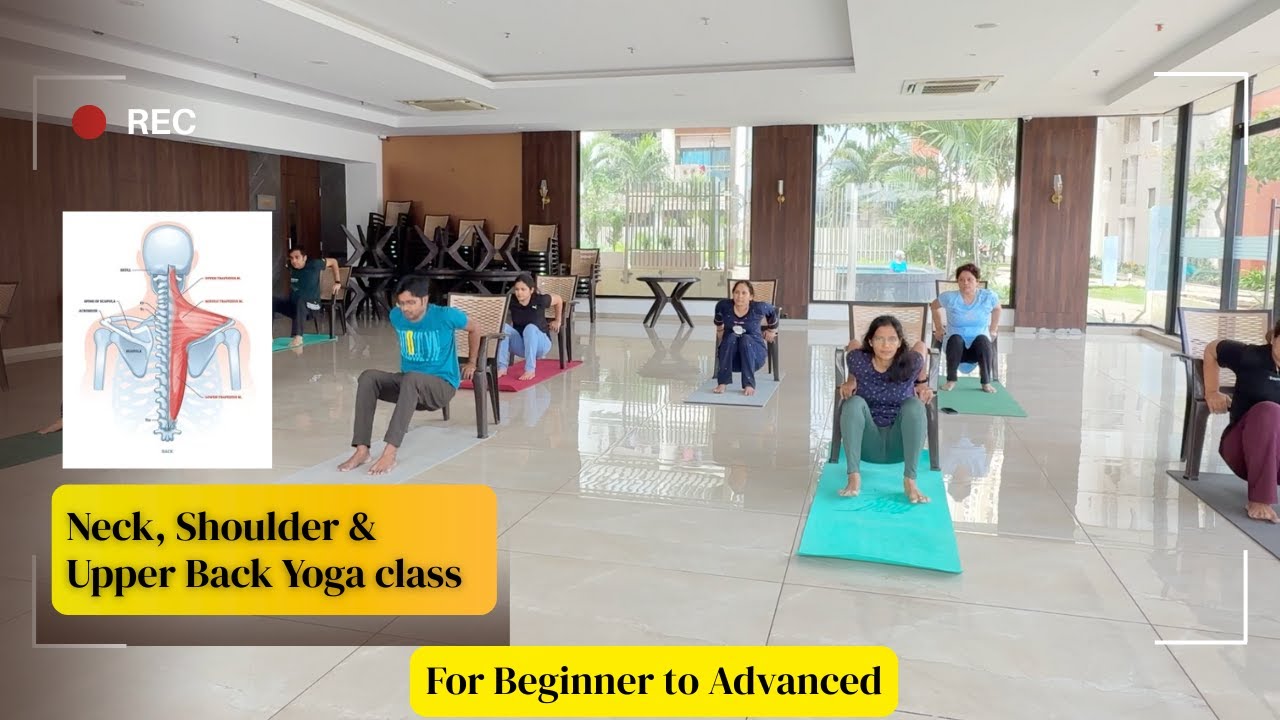 Neck, Shoulder & Upper Back Yoga class  | DAY- 2 | Daily Routine for Stiffness & Tension