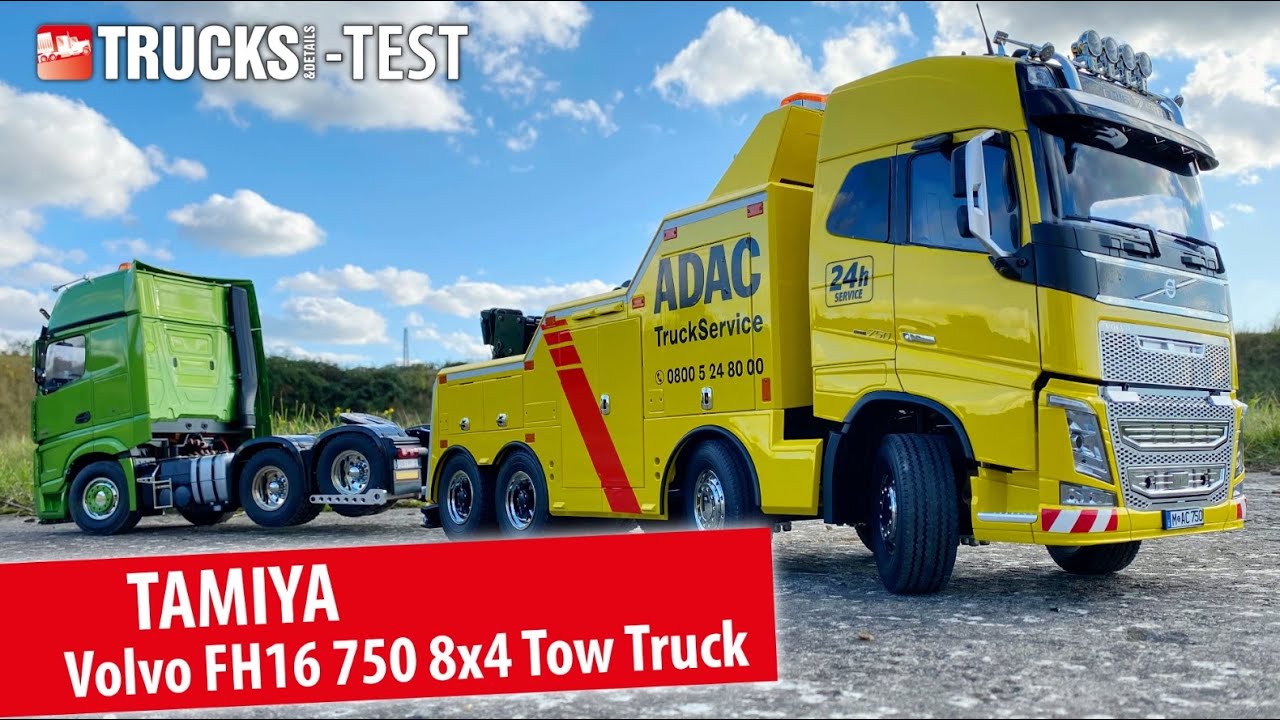 TRUCKS & Details-Test: Volvo FH16 750 8x4 Tow Truck von Tamiya