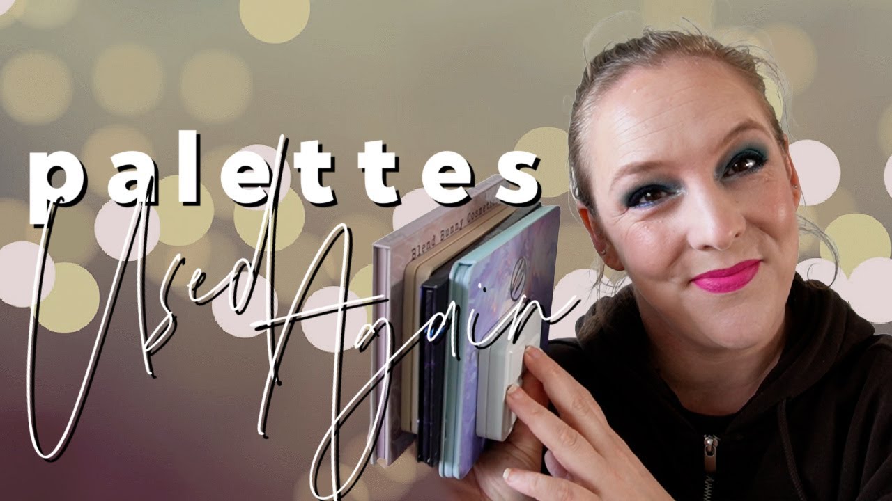 PALETTES I USED AGAIN // Raving about 5 older eyeshadow palettes (incl. closeups, swatches & looks)