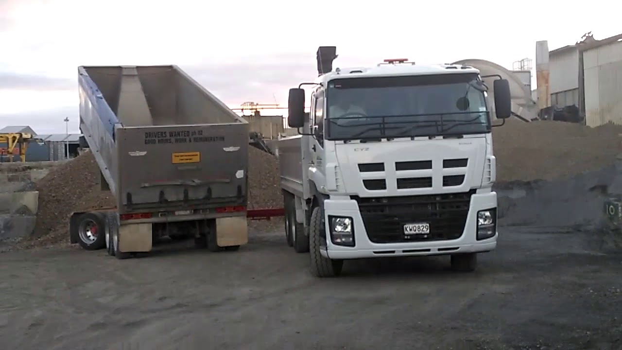 First time first day for  jackknifing a truck and trailer(5)