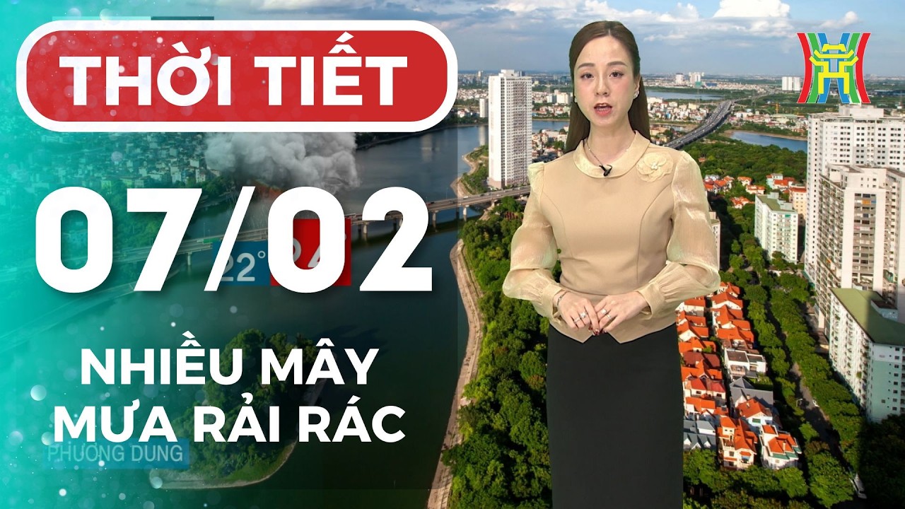 Dự báo thời tiết Hà Nội đêm nay, ngày mai 07/02/2026 | Trời duy trì nhiều mây, mưa rào nhẹ rải rác