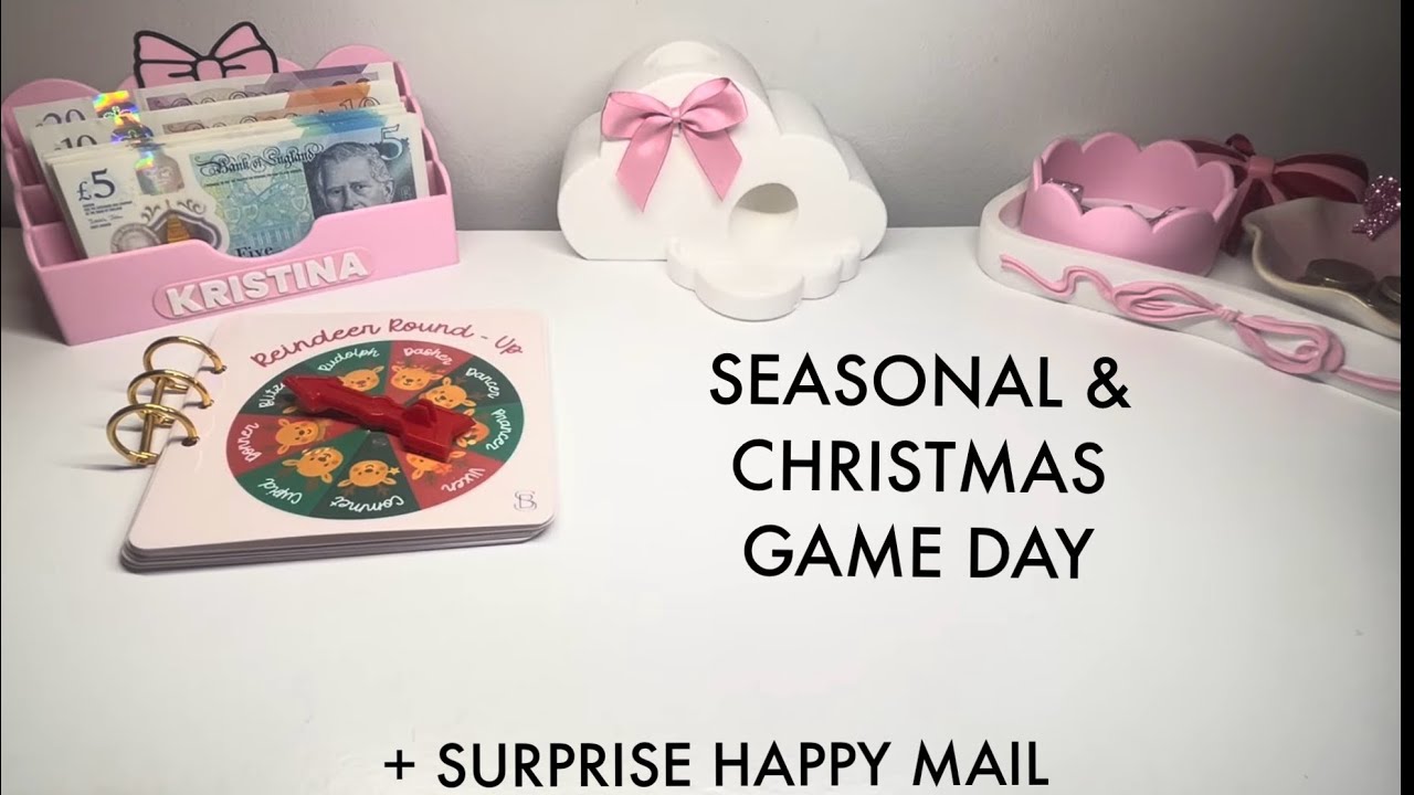 🌸🐰🩷 Сезонный альбом и рождественский игровой день + сюрприз-поздравление 🩷🐰🌸