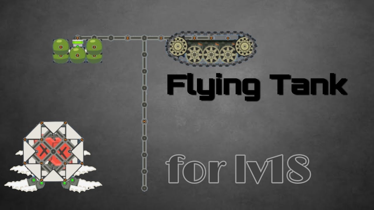 I made a flying tank for level 18 | super tank rumble
