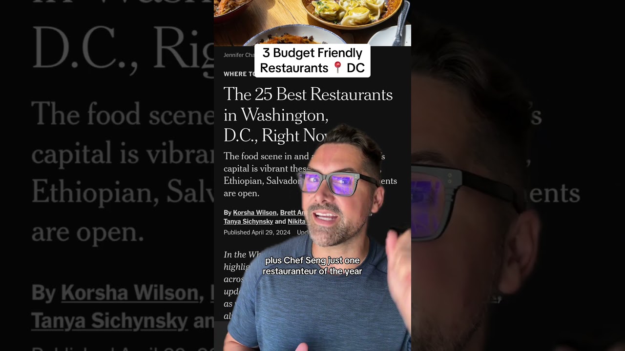 3 Budget Friendly Top Restaurants in Washington, DC