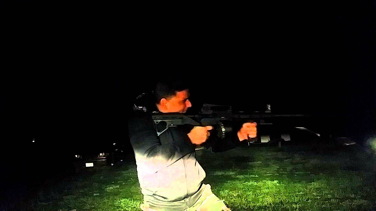 AR-15 100 round drum with bump fire stock-priceles