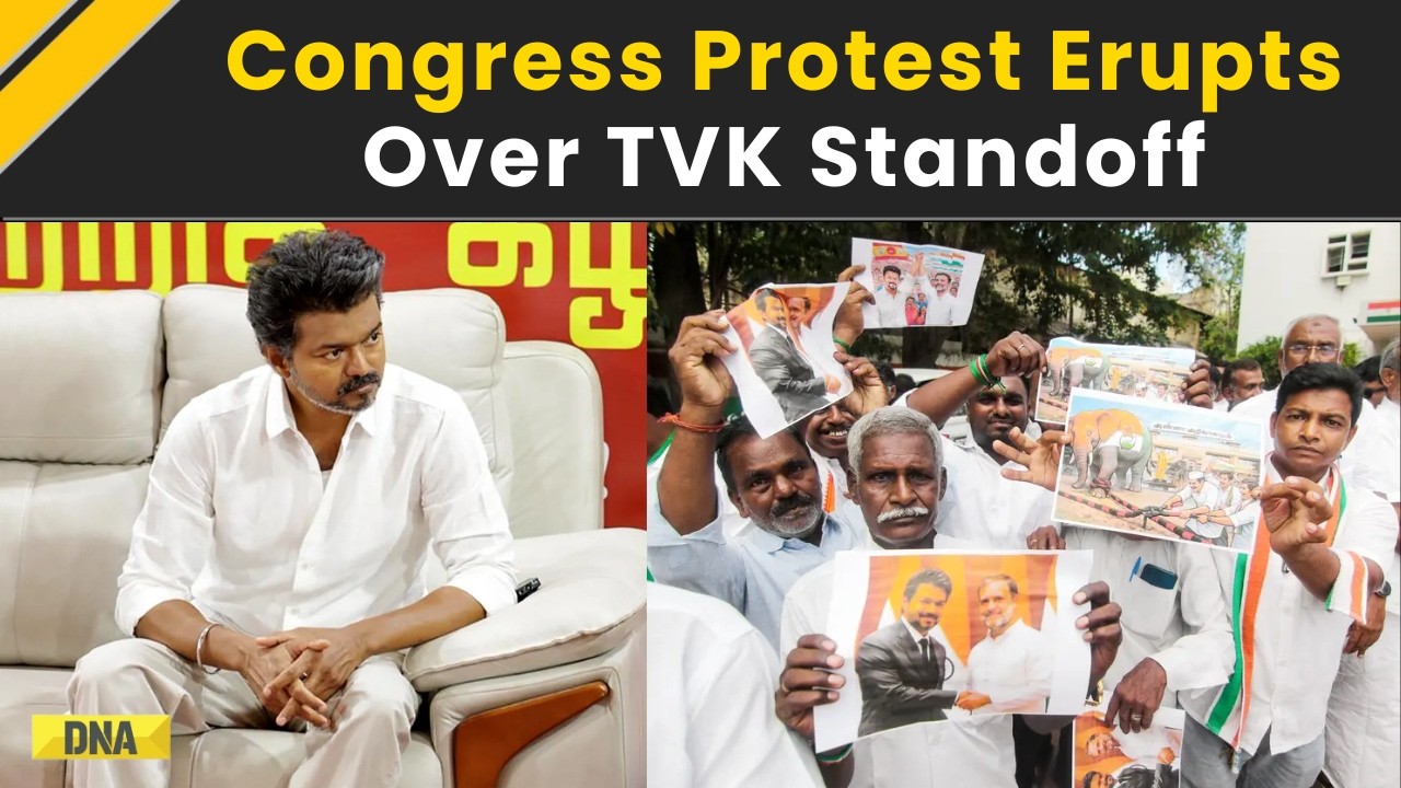Tamil News: Congress Protests Erupt As Vijay&rsquo;s TVK Hunts Final Five MLAs To Form Tamil Nadu Govt