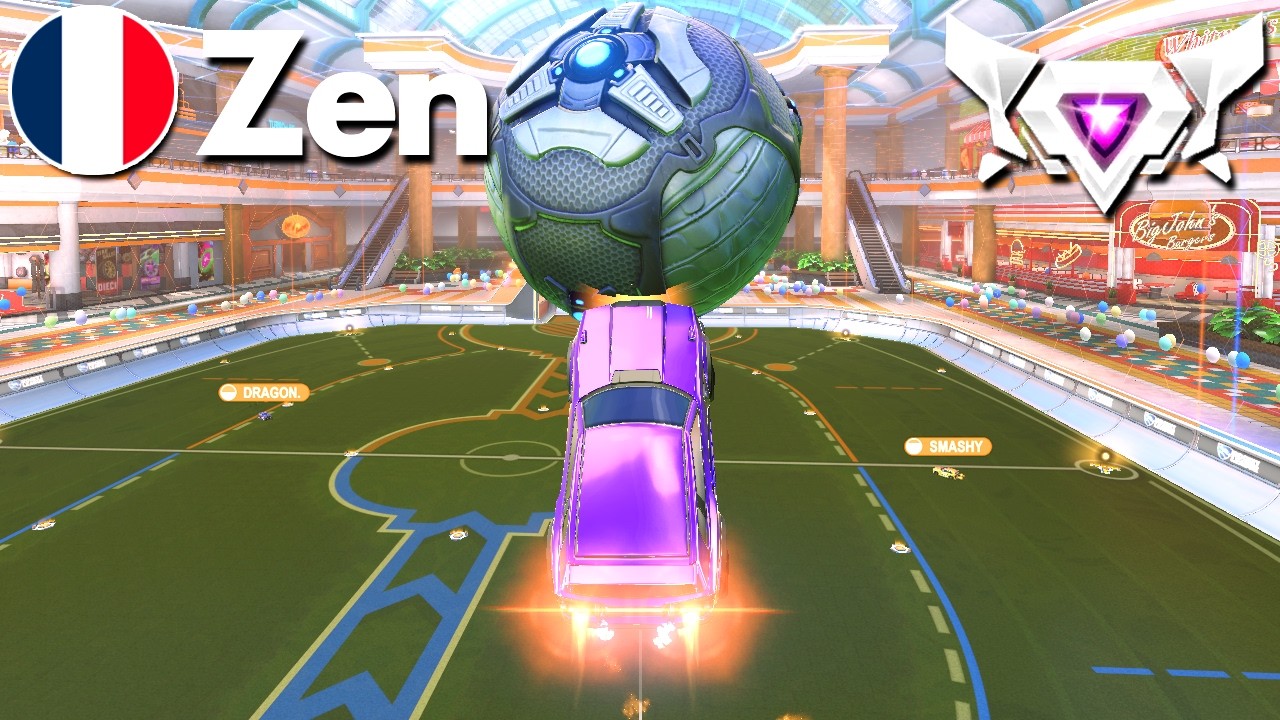ZEN AMAZING Rocket League Gameplay (SSL 2v2)