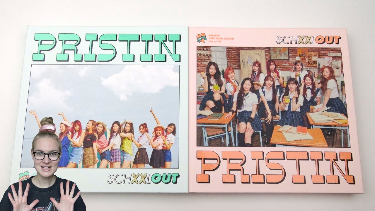 Unboxing Pristin 프리스틴 2nd Mini Album SCHXXL OUT (Out & In Edition)