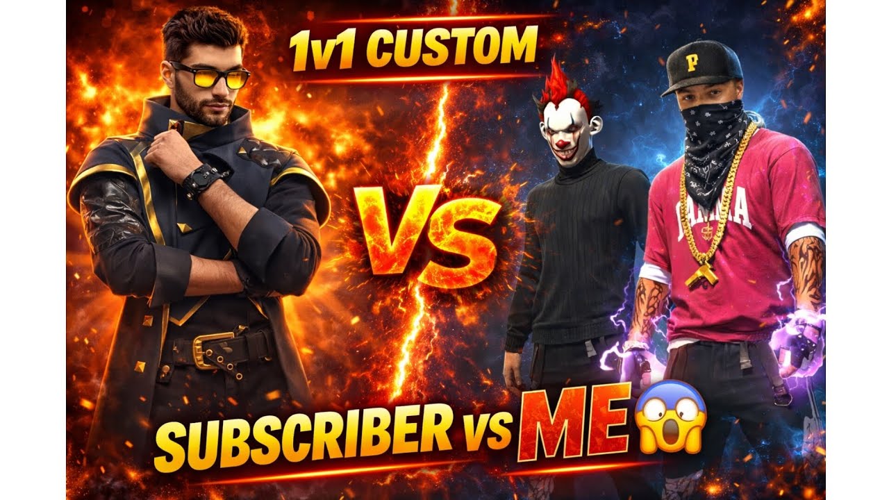 SUBSCRIBER VS ME 😱 | 1v1 CUSTOM FF