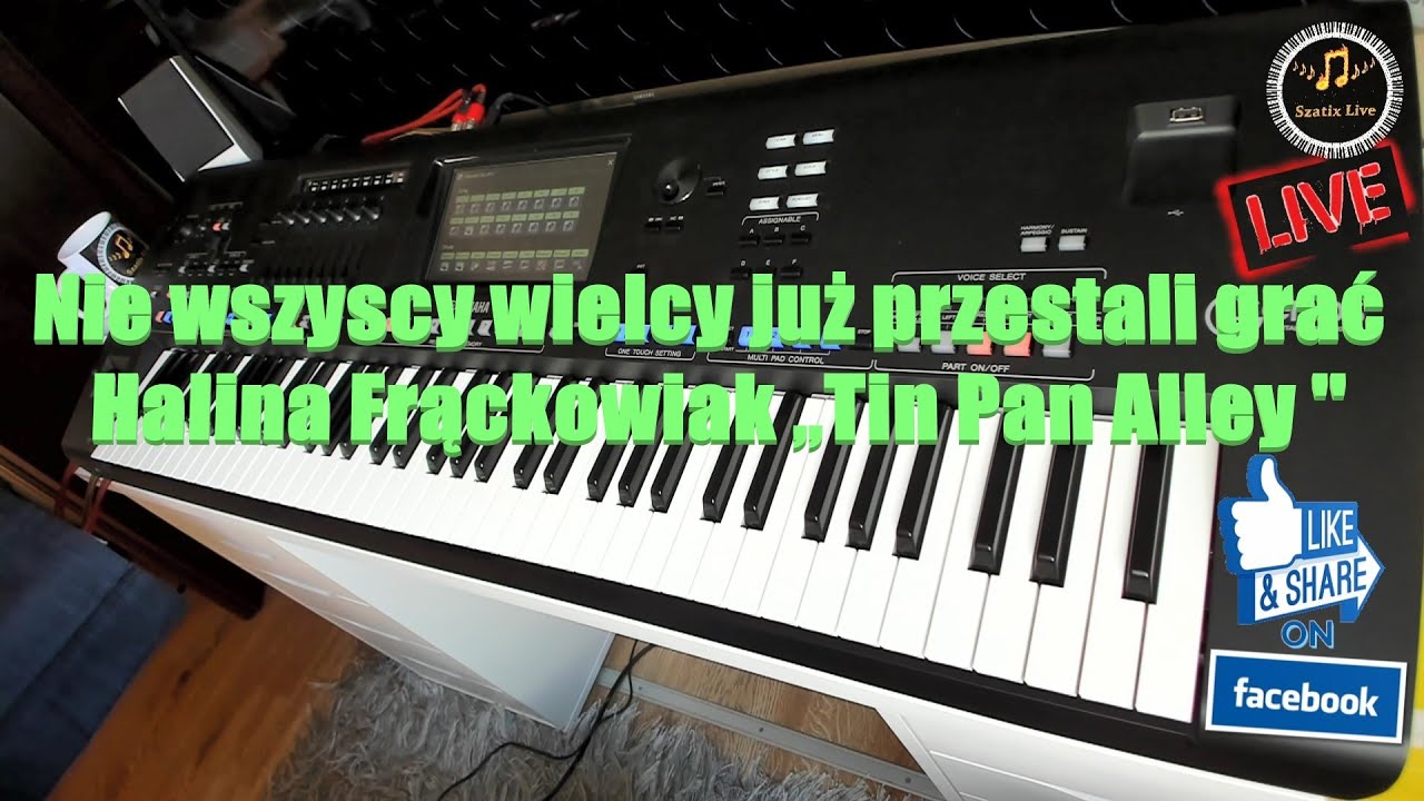 Nie wszyscy wielcy już przestali grać - Halina Frąckowiak „Tin Pan Alley '' (Cover by Szatix Live)