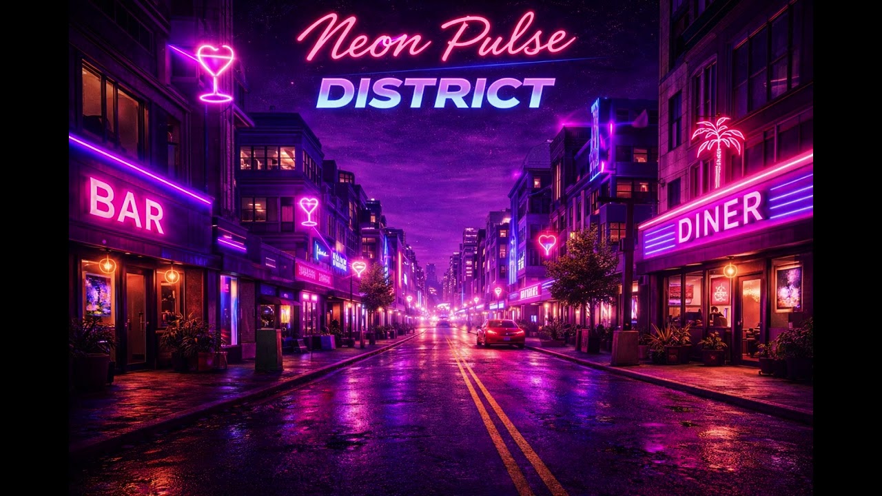 Neon Pulse District ⚡ | Dark Retro Synthwave