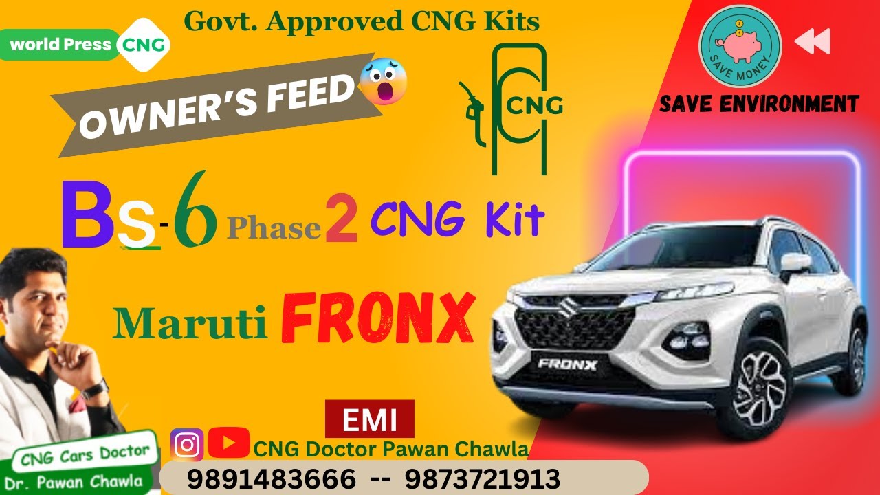 Maruti Fronx 2023 BS6-2 CNG Kit Installation #wp_cng #cng #maruti #fronx #fronx2023 #cng_doctor