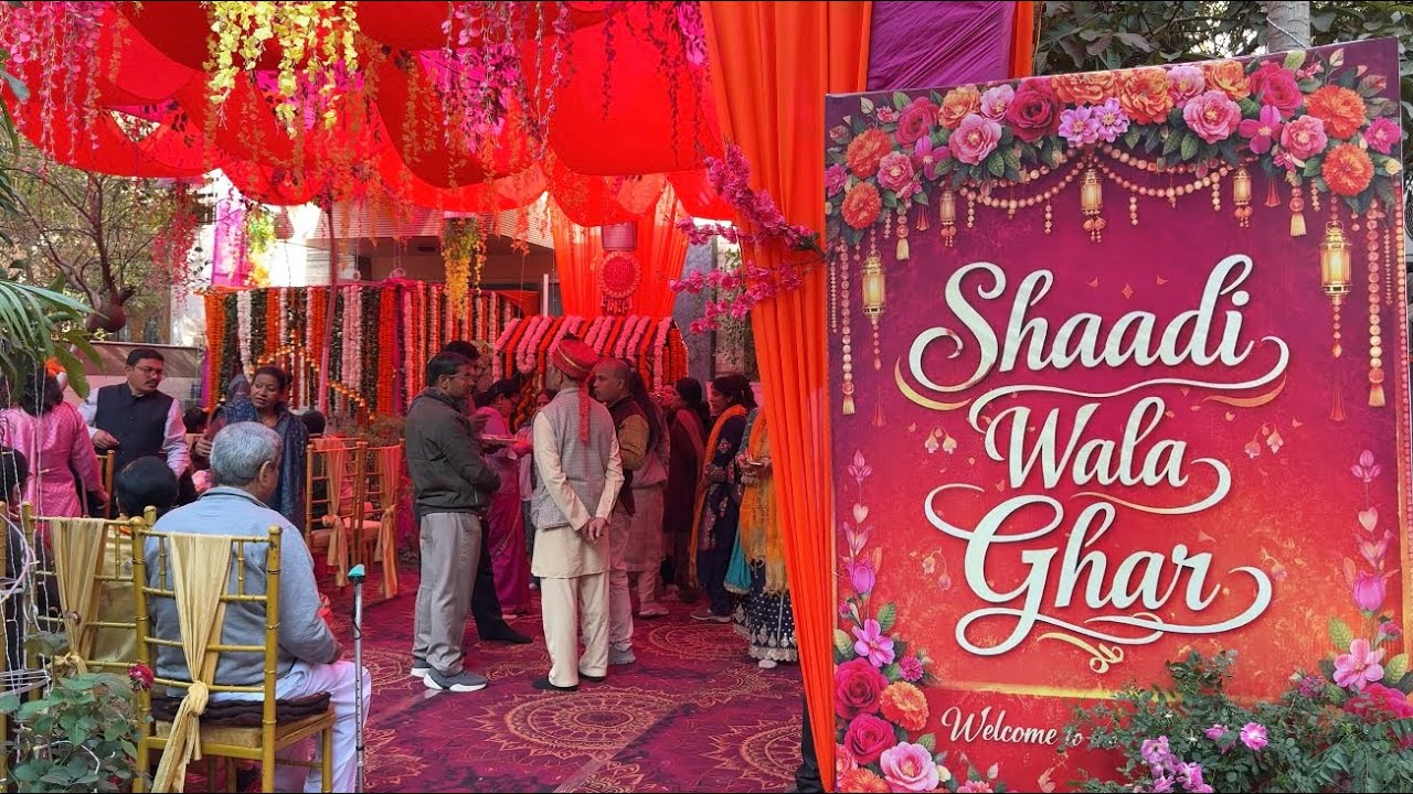Shaadi Wala Ghar, designed and catered by Phulwari’s Caterers & Decorators🌸