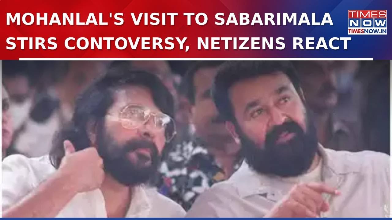 Row Over Malayalam Actor Mohanlal's Visit To Sabarimala, Netizens Highlights Mammootty's Religion