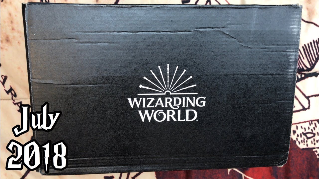 July 2018 J.K. Rowling's Wizarding World by Loot Crate Unboxing 