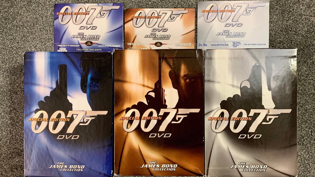 Распаковка специального издания DVD-коллекции Джеймса Бонда 007
