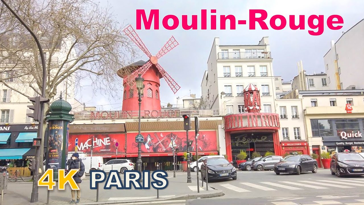 Walking in streets of Paris - Rue Blanche, Boulevard de Clichy, Avenue de Clichy [UHD]