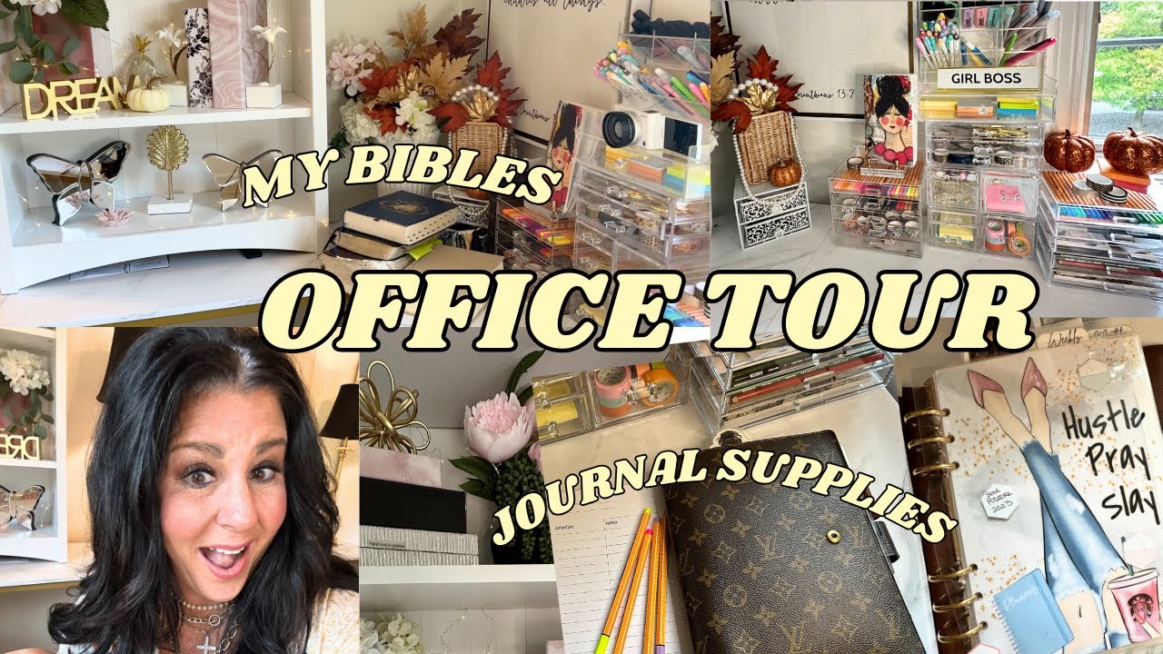 MY FAVORITE BIBLES/JOURNALS & JOURNALING SUPPLIES/FUN OFFICE TOUR