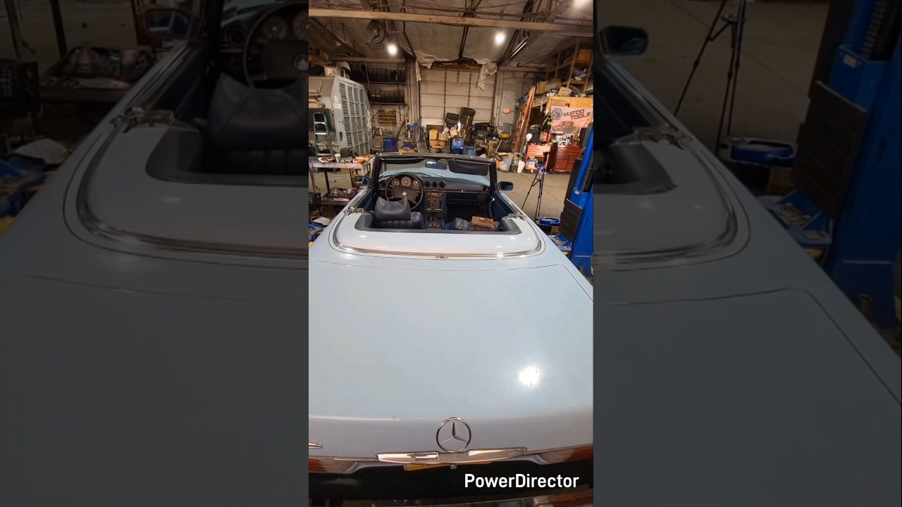 1974 MERCEDES BENZ 450SL OIL CHANGE