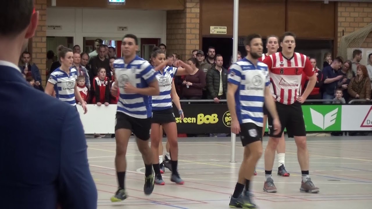 Korfbal League Samenvatting, speelronde 12: Fortuna - Blauw-Wit