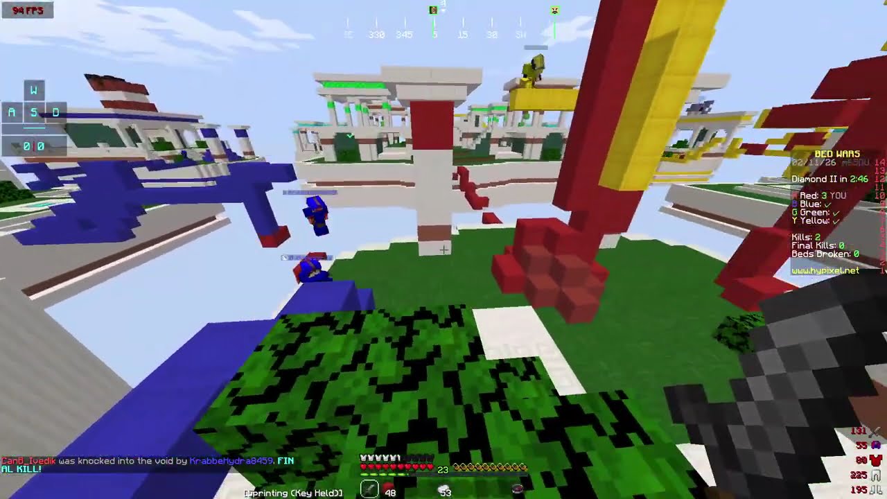 This is Hypixel bedwars | w/ world's smallest mouse