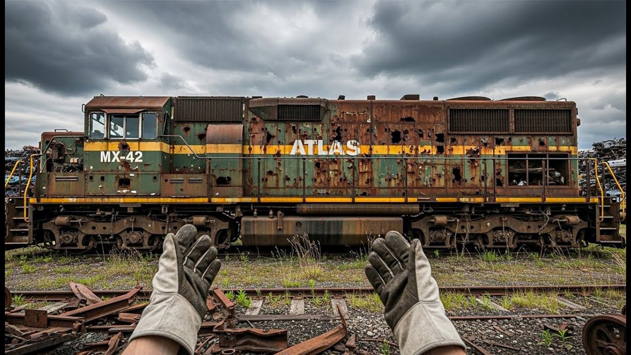 POV Restoration: Abandoned Train Found and Fully Restored To Perfect Working Condition Again