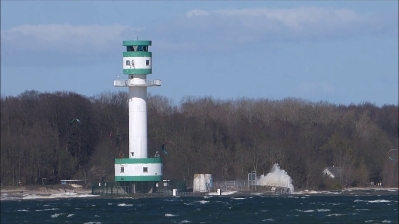 Hochwasser (1,30) am 29.03.2020 an der Kieler-Förde