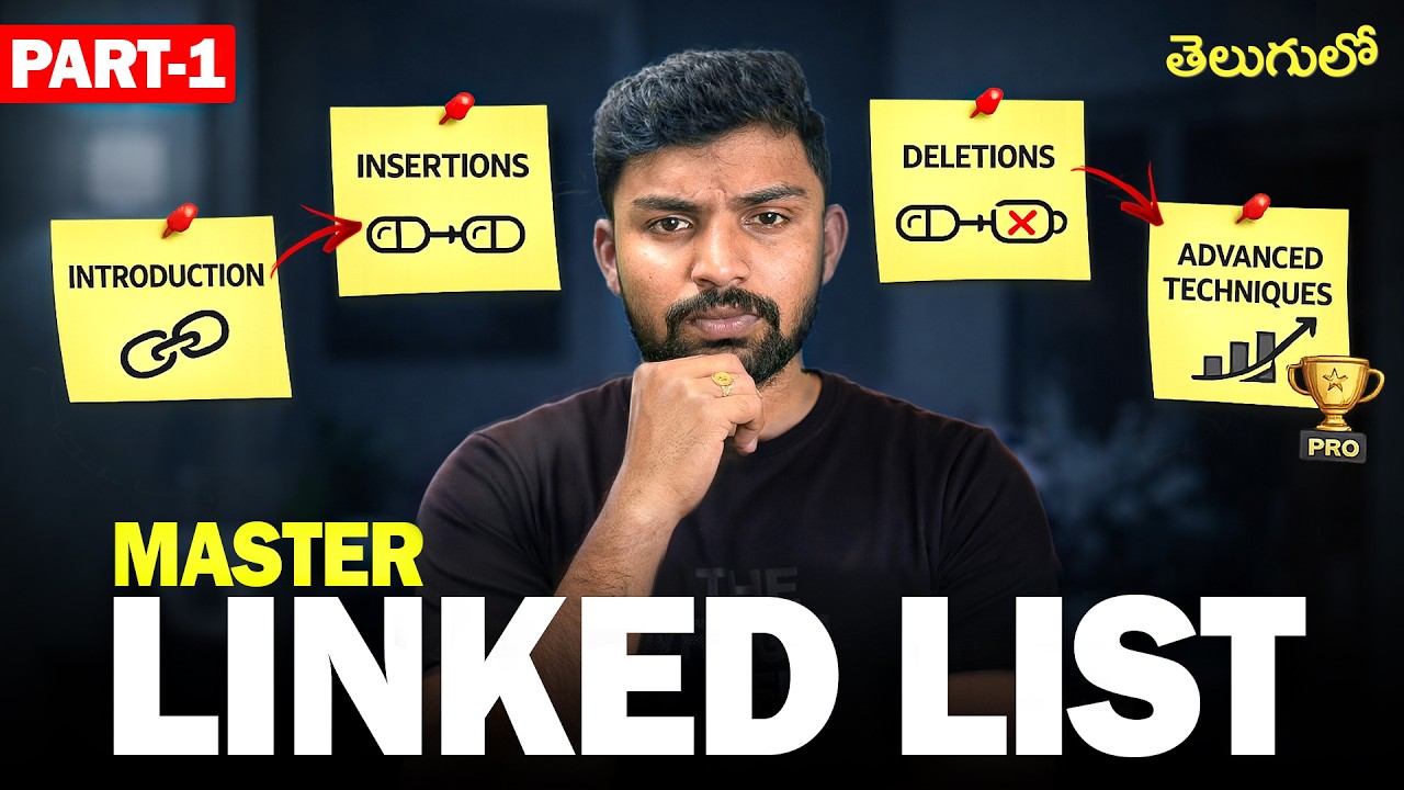 The ABSOLUTE BEST Way to Learn Linked List in తెలుగు Quickly