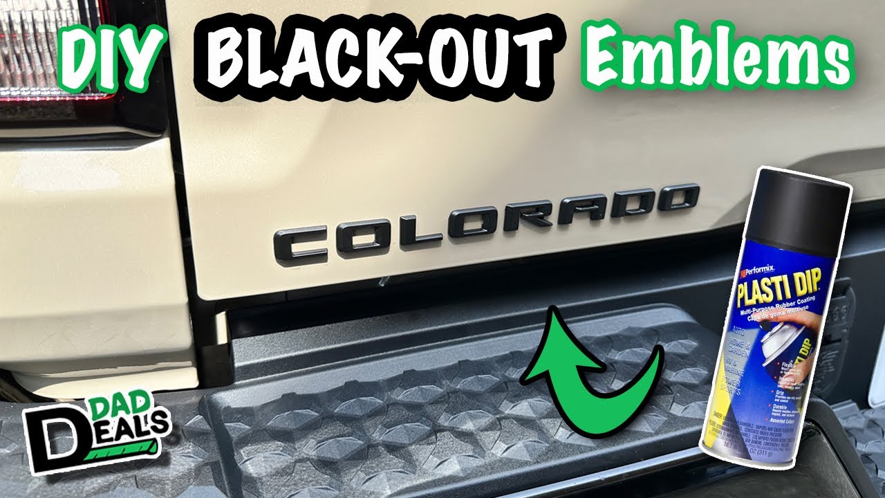 Black Out Your Truck Emblems For Under $10 Using Plasti Dip