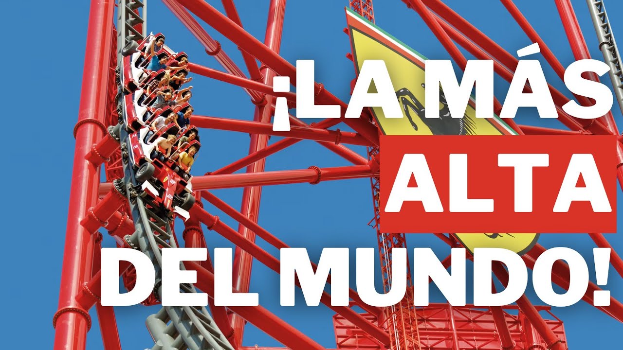🚨RED FORCE es ahora la MONTAÑA RUSA MÁS ALTA DEL MUNDO