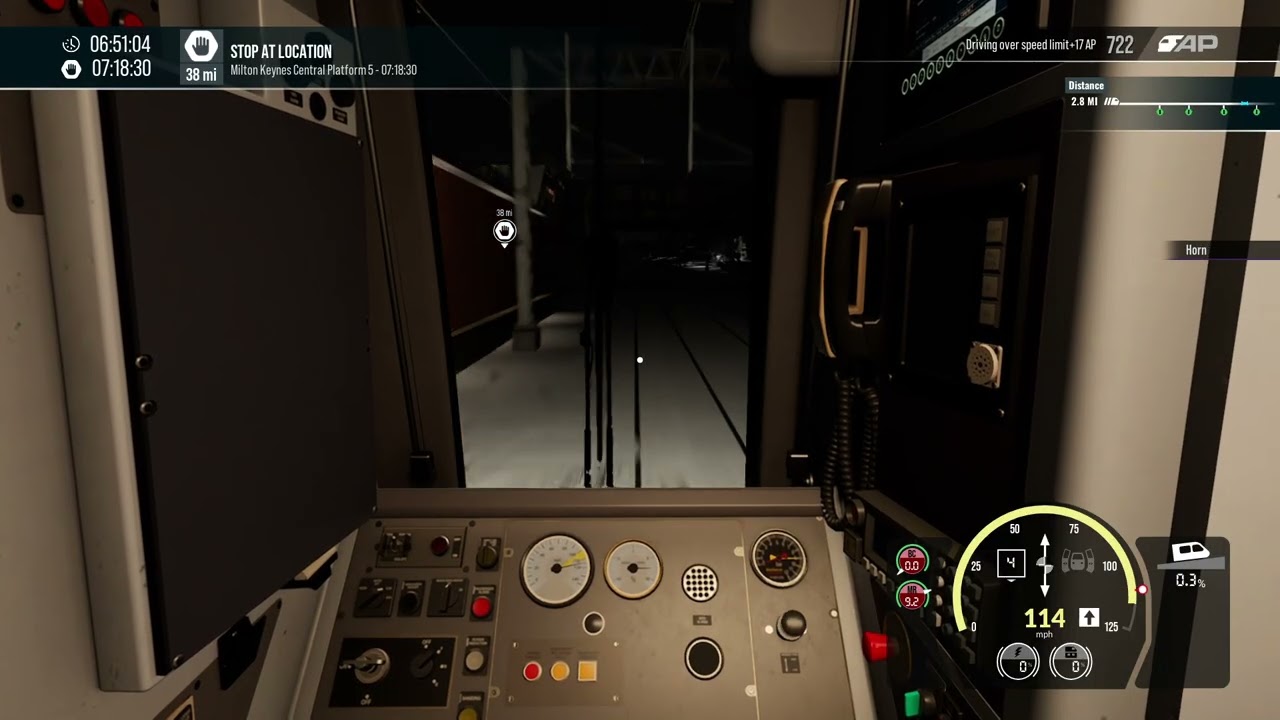Train Sim World 5 - Serving Through The Snowy Blizzard (2K07 London Euston - Milton Keynes Express)