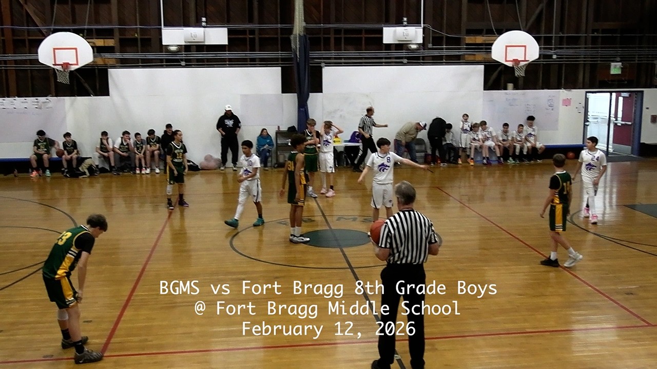 BGMS vs Fort Bragg Basketball 021226